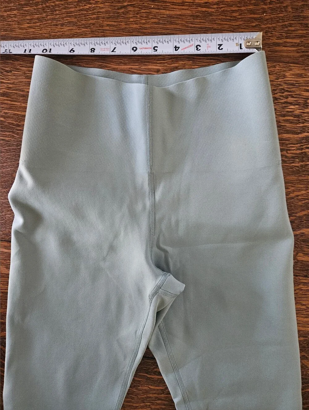 Lululemon Ultralu Contour-Seam High-Rise Leggings Blue Green Size 6